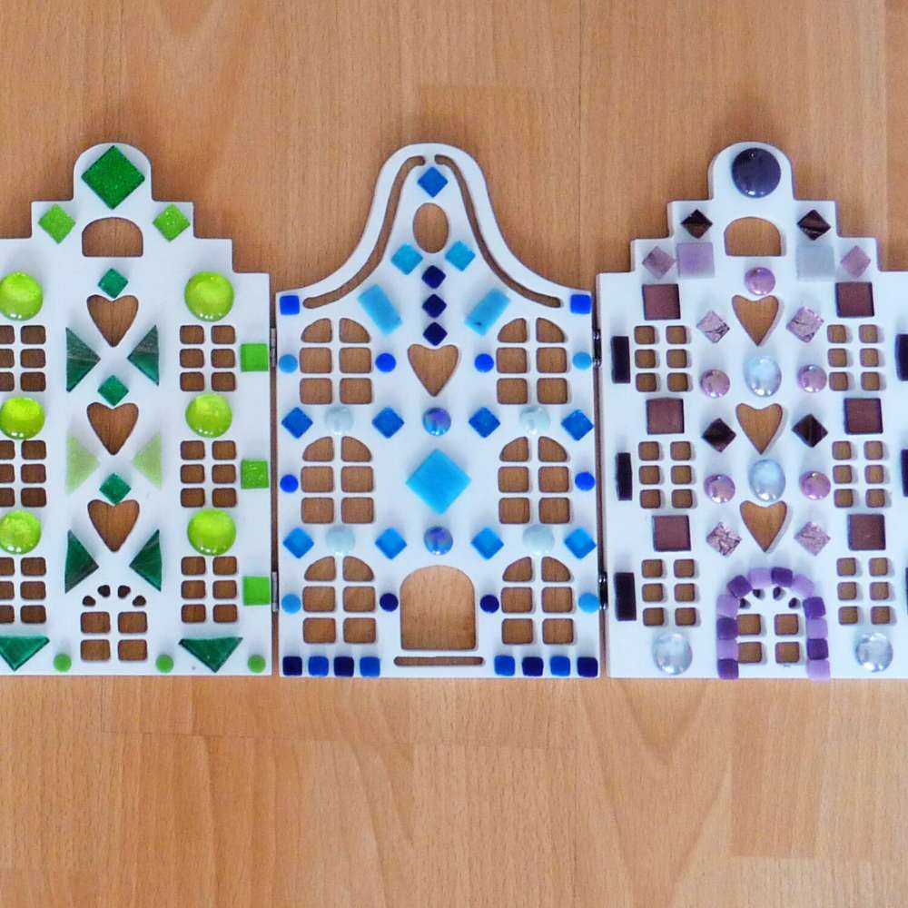 amsterdamse huisjes mozaiek